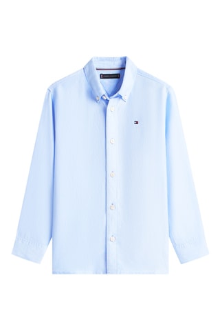 Chemise relaxed en lin - Ciel