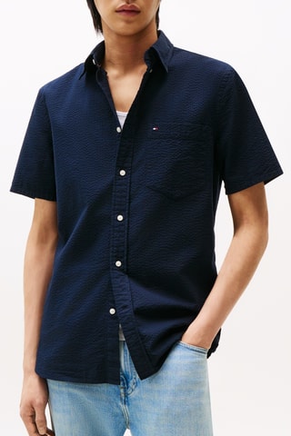 Chemise regular - Bleu marine