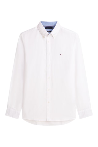 Chemise regular en lin - Blanc