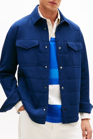 Surchemise regular - Bleu marine