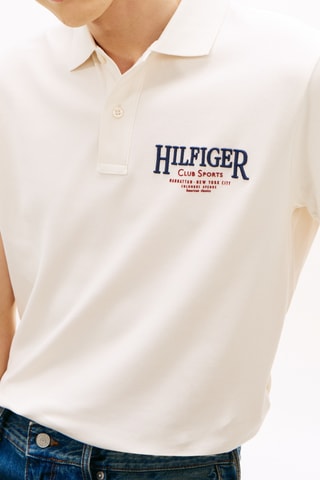 Polo regular en coton biologique - Ivoire