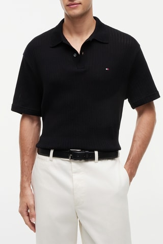 Polo relaxed - Noir