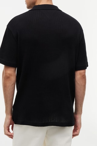 Polo relaxed - Noir