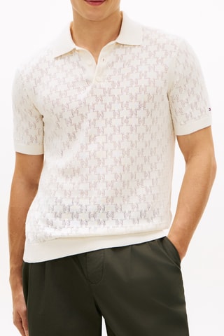 Polo regular en coton biologique - Ivoire