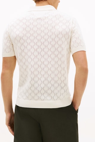 Polo regular en coton biologique - Ivoire