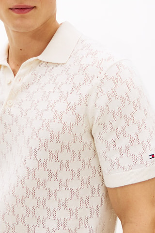 Polo regular en coton biologique - Ivoire