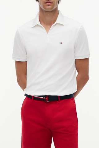 Polo regular - Blanc