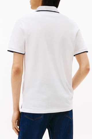 Polo regular - Blanc