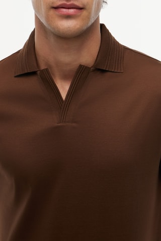 Polo regular - Marron