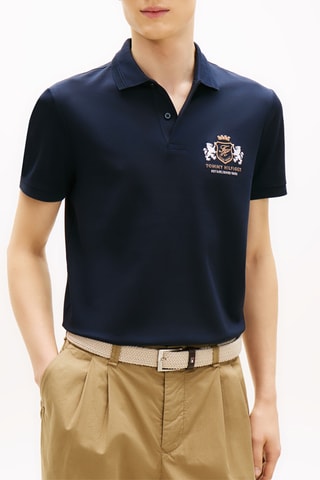 Polo regular - Bleu marine