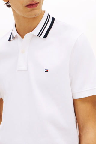 Polo regular - Blanc