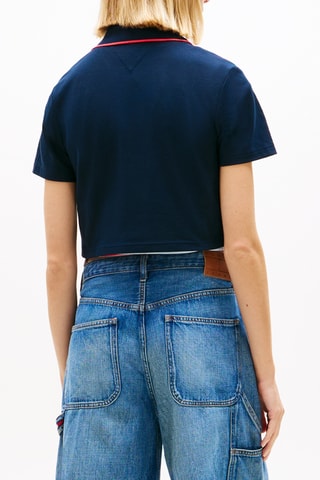 Polo court - Bleu marine
