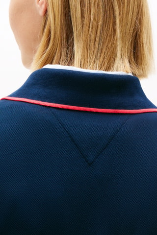 Polo court - Bleu marine