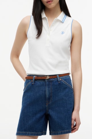 Polo slim - Blanc