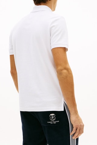Polo regular en coton biologique - Blanc
