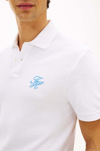 Polo regular en coton biologique - Blanc