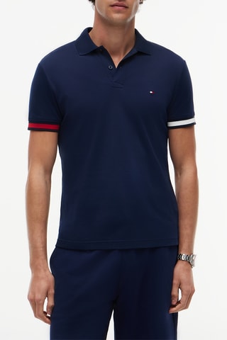 Polo slim - Bleu marine