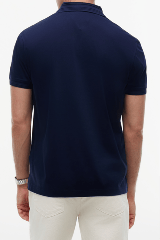 Polo regular - Bleu marine