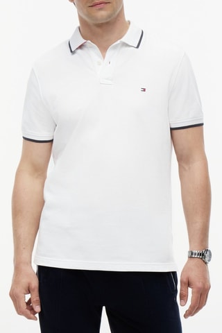 Polo regular - Blanc