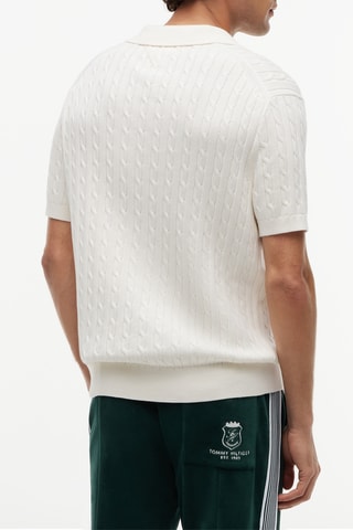 Polo regular en coton biologique - Ivoire