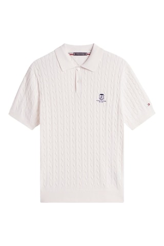 Polo regular en coton biologique - Ivoire