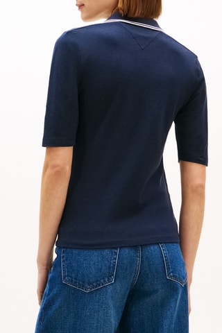 Polo slim - Bleu marine