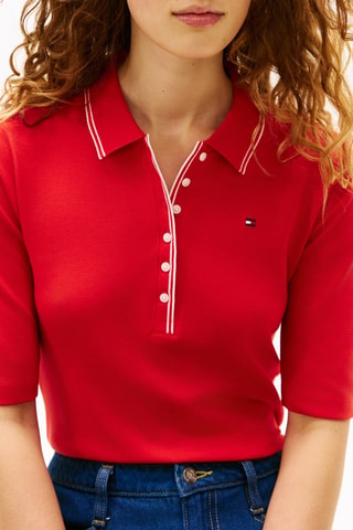 Polo slim - Rouge