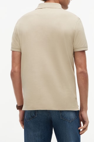 Polo regular en coton biologique - Kaki