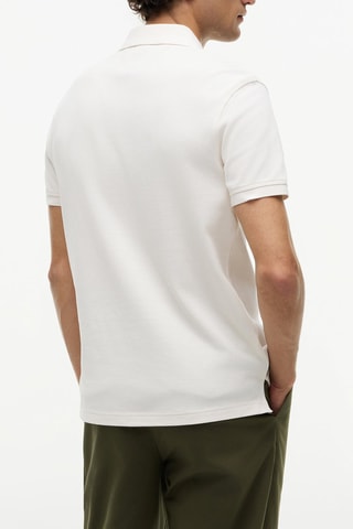 Polo regular en coton biologique - Jaune