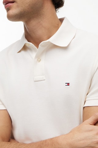 Polo regular en coton biologique - Jaune