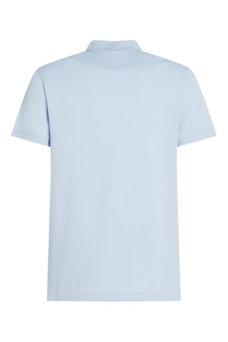 Polo slim en coton biologique - Ciel