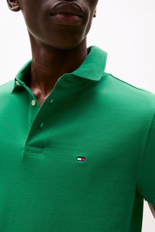 Polo slim en coton biologique - Vert