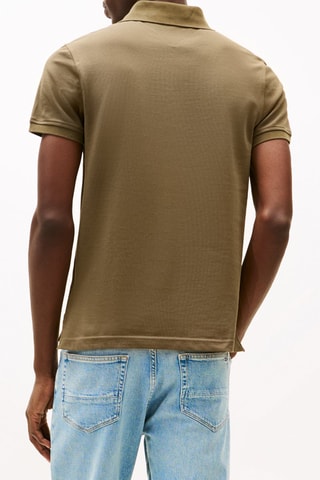 Polo slim en coton biologique - Kaki