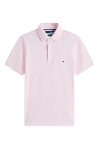 Polo slim en coton biologique - Rose