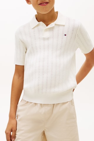 Polo regular - Blanc
