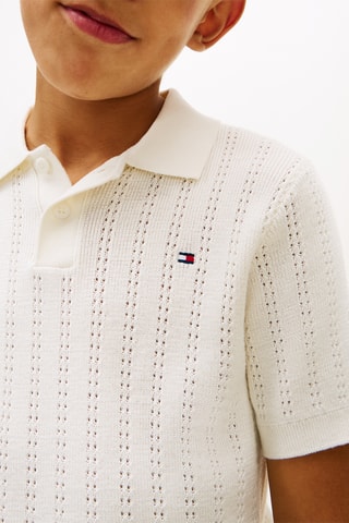 Polo regular - Blanc