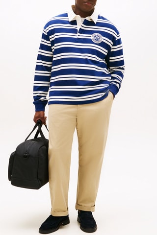 Polo - Ivoire et bleu marine