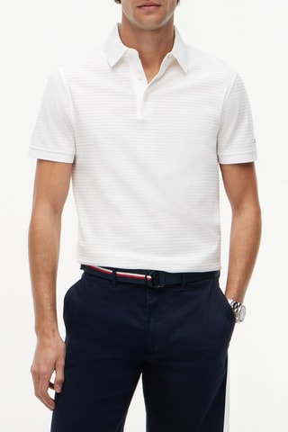 Polo regular - Blanc