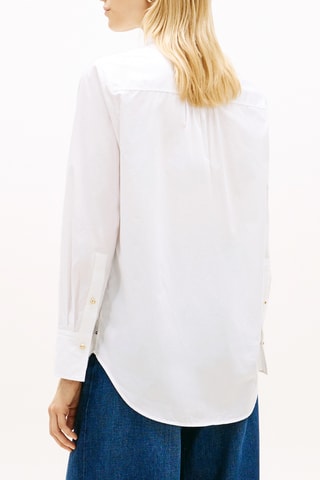 Tunique relaxed en coton biologique - Blanc