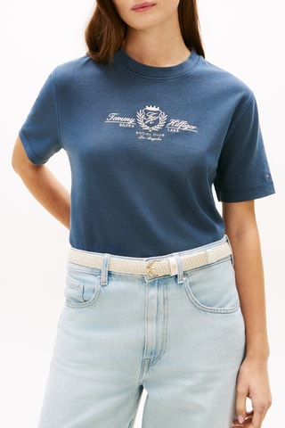 T-shirt relaxed - Bleu marine