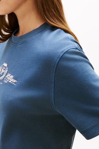 T-shirt relaxed - Bleu marine