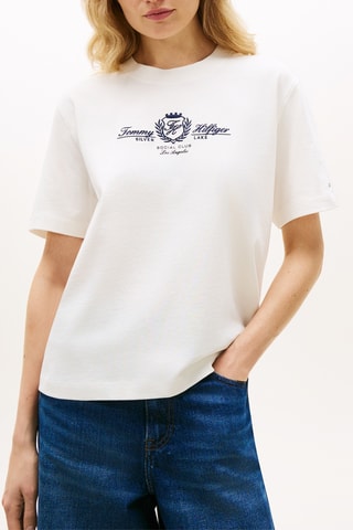 T-shirt relaxed - Blanc