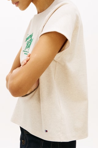 T-shirt relaxed - Beige