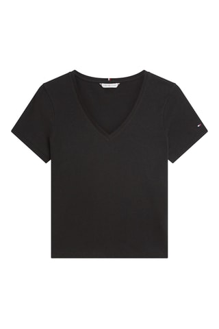 T-shirt en lin - Noir