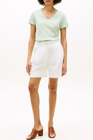 T-shirt en lin - Vert