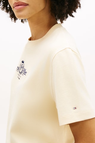 T-shirt relaxed - Beige