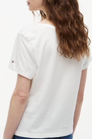 T-shirt en lin - Blanc