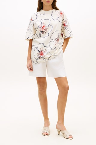 T-shirt relaxed oversize - Blanc