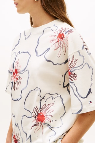 T-shirt relaxed oversize - Blanc