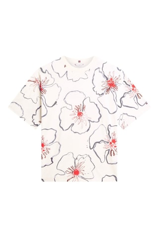 T-shirt relaxed oversize - Blanc